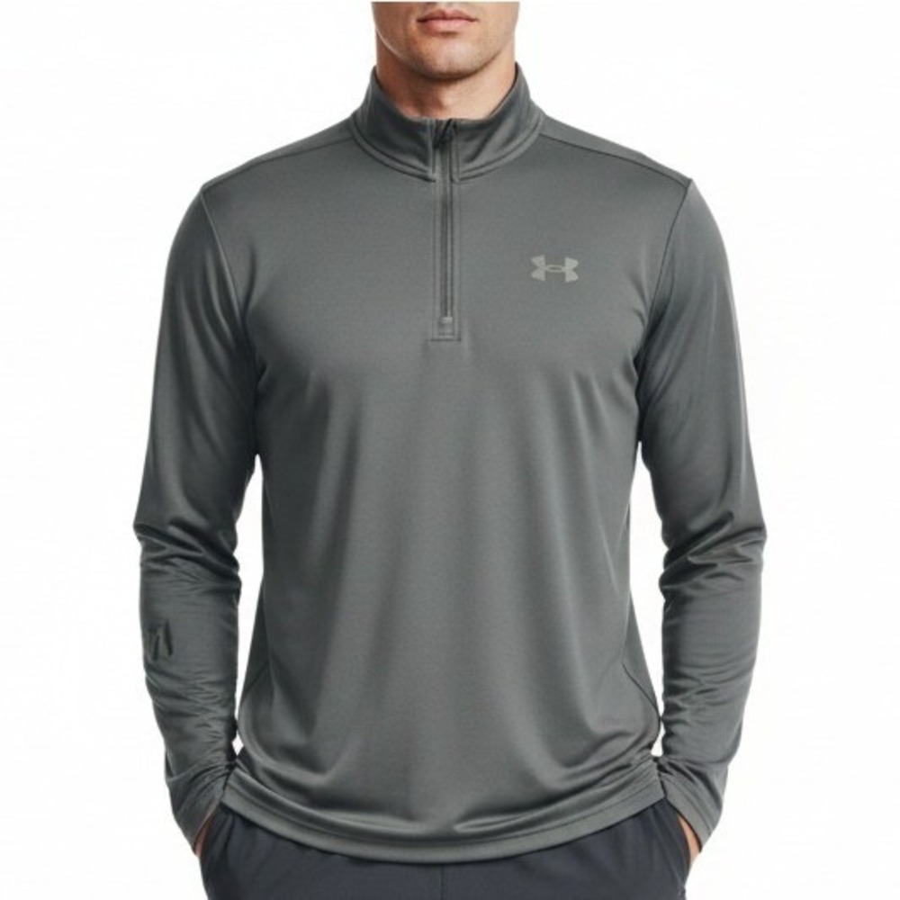 Under Armour Pullover Mens Sz XXL Loose Green Long Sleeve Training Top Athletic